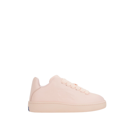 Box Smooth Leather Sneakers-BURBERRY-JOHN JULIA