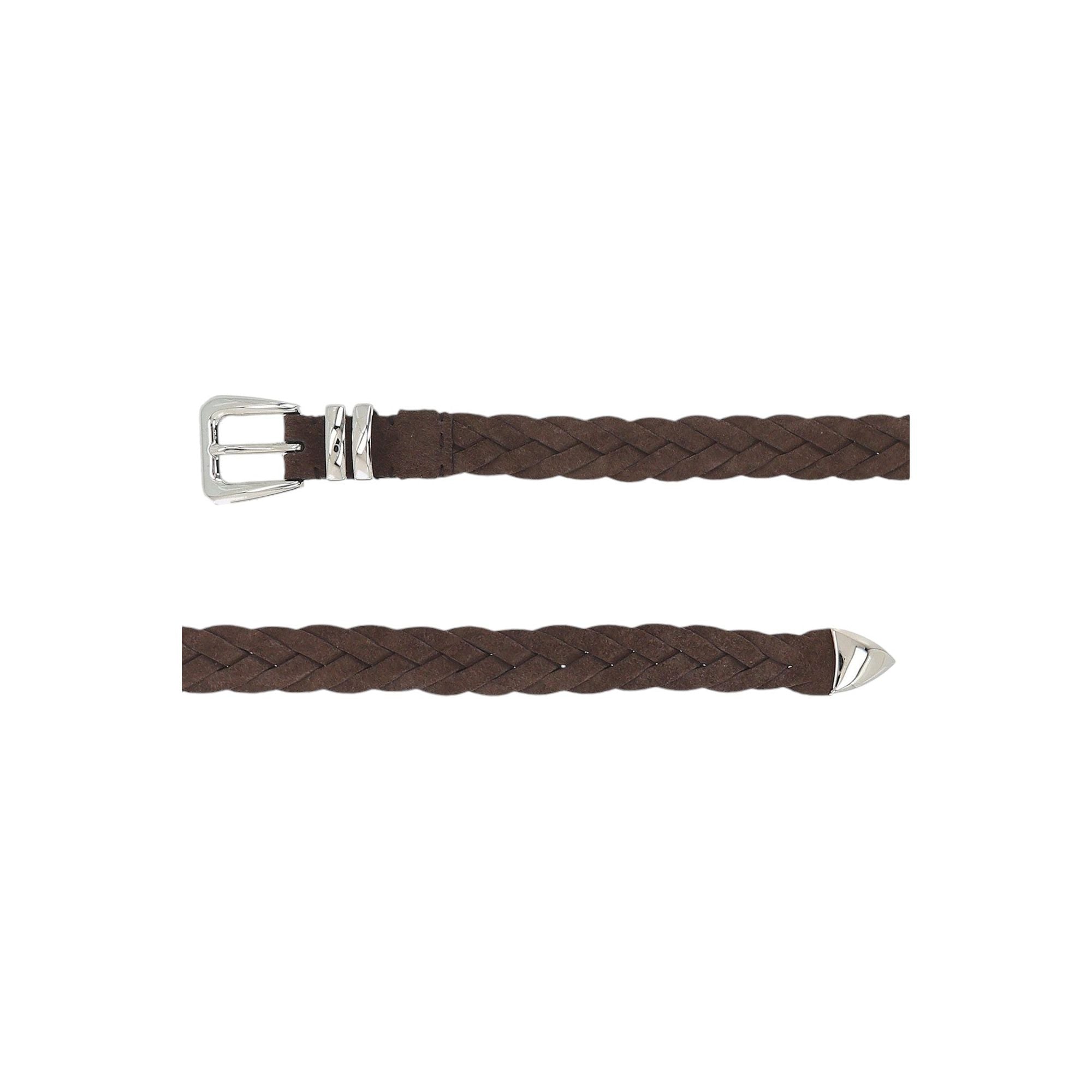 Braided Suede Belt-BRUNELLO CUCINELLI-JOHN JULIA