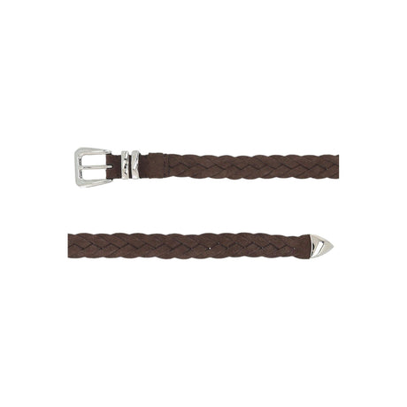 Braided Suede Belt-BRUNELLO CUCINELLI-JOHN JULIA