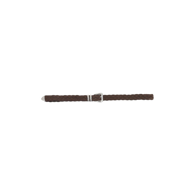 Braided Suede Belt-BRUNELLO CUCINELLI-JOHN JULIA