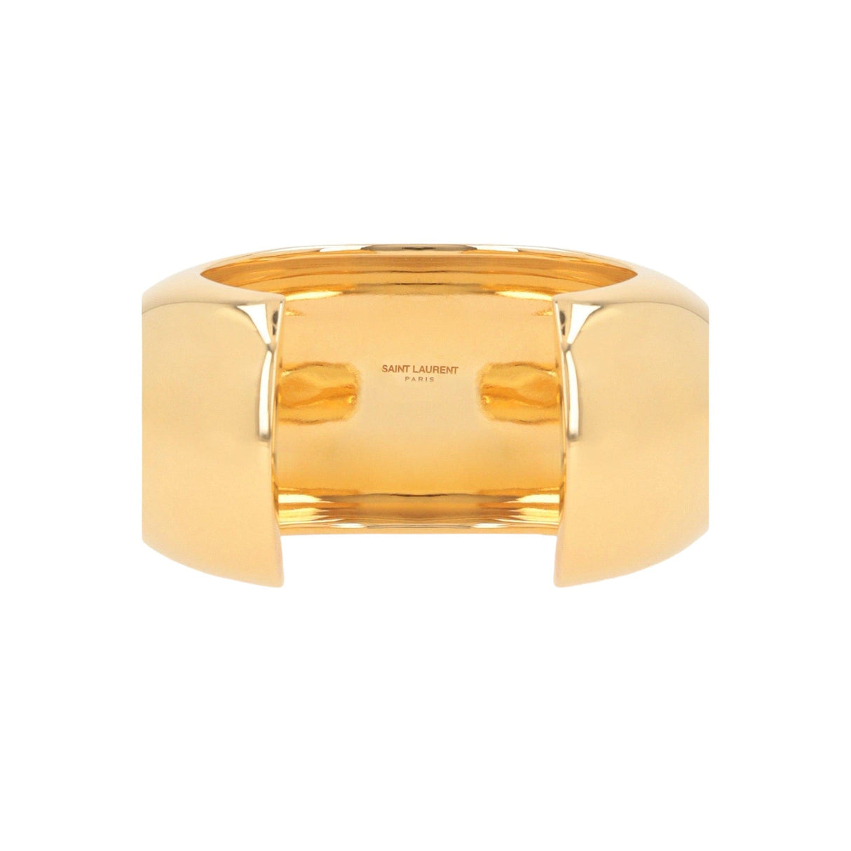 Brass Chunky Cuff-SAINT LAURENT-JOHN JULIA