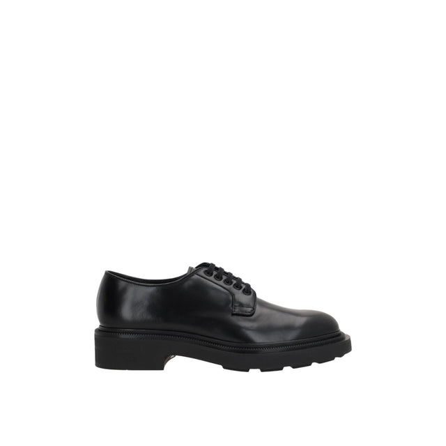 Bright Leather Derby Shoes-PRADA-JOHN JULIA