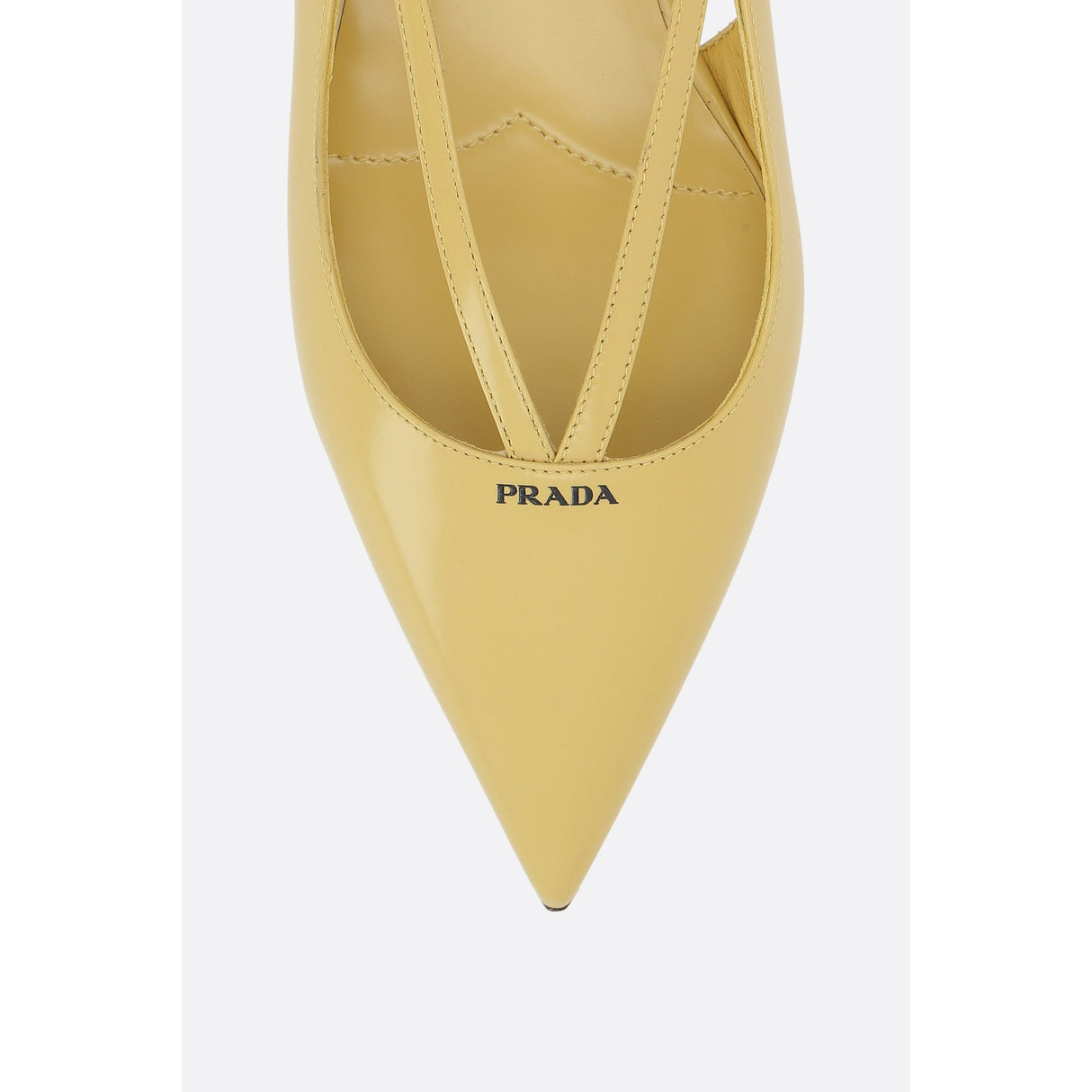 Brushed Leather Ballet Flats-PRADA-JOHN JULIA