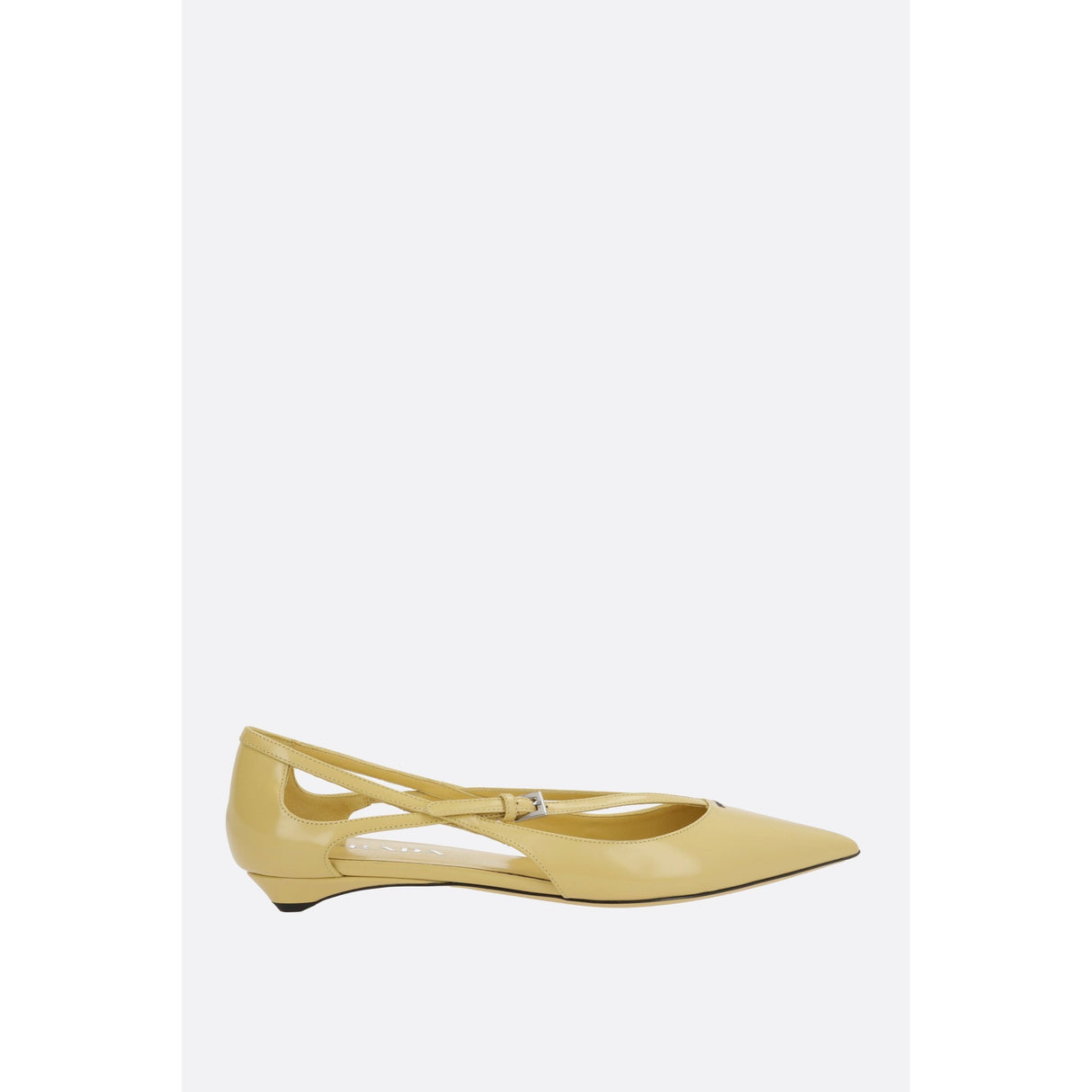 Brushed Leather Ballet Flats-PRADA-JOHN JULIA