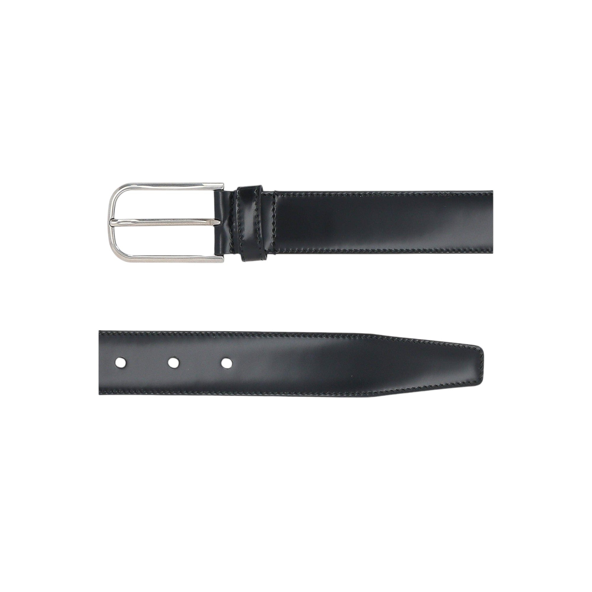 Brushed Leather Belt-PRADA-JOHN JULIA