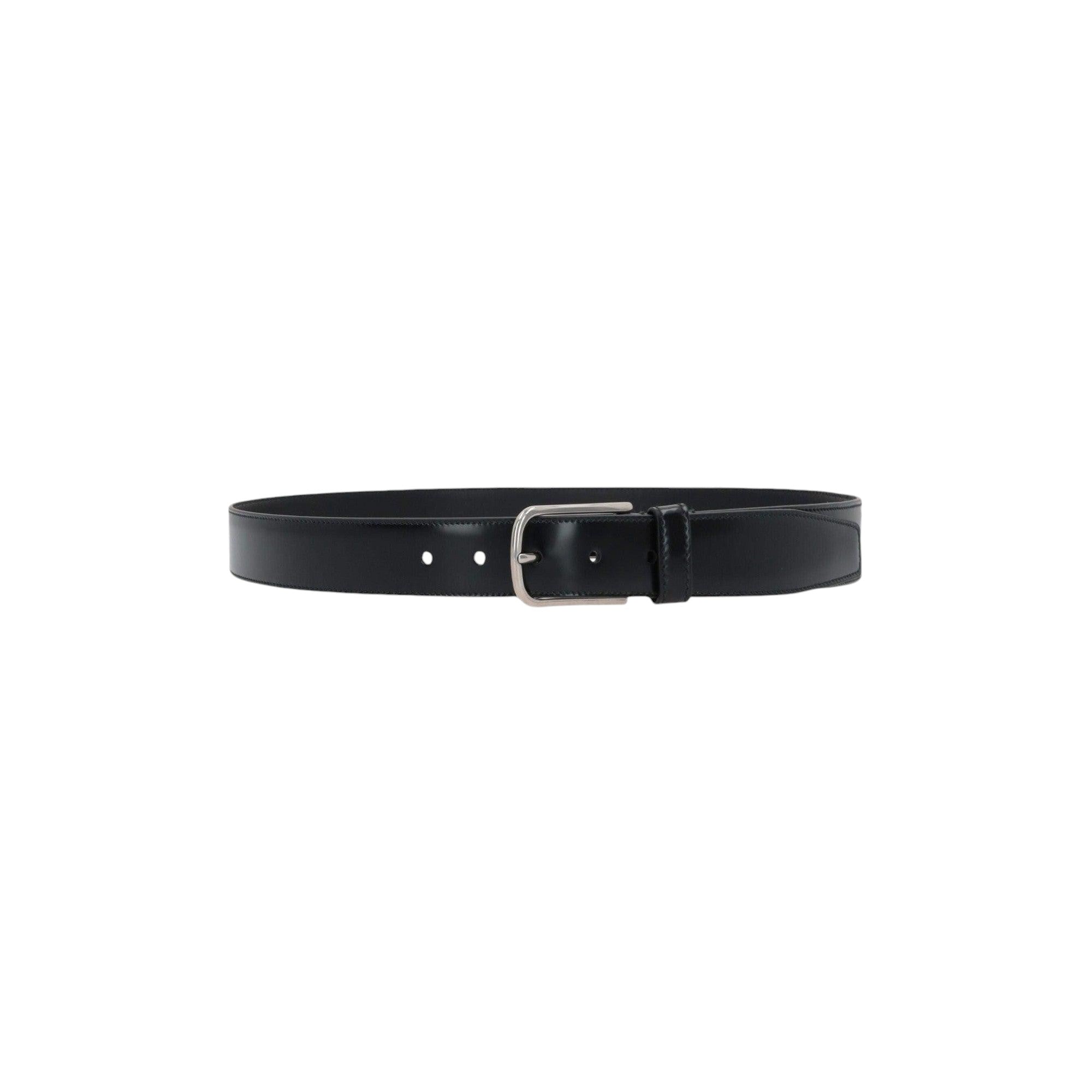 Brushed Leather Belt-PRADA-JOHN JULIA