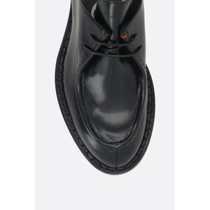 Brushed Leather Lace-up Shoes-SANTONI-JOHN JULIA