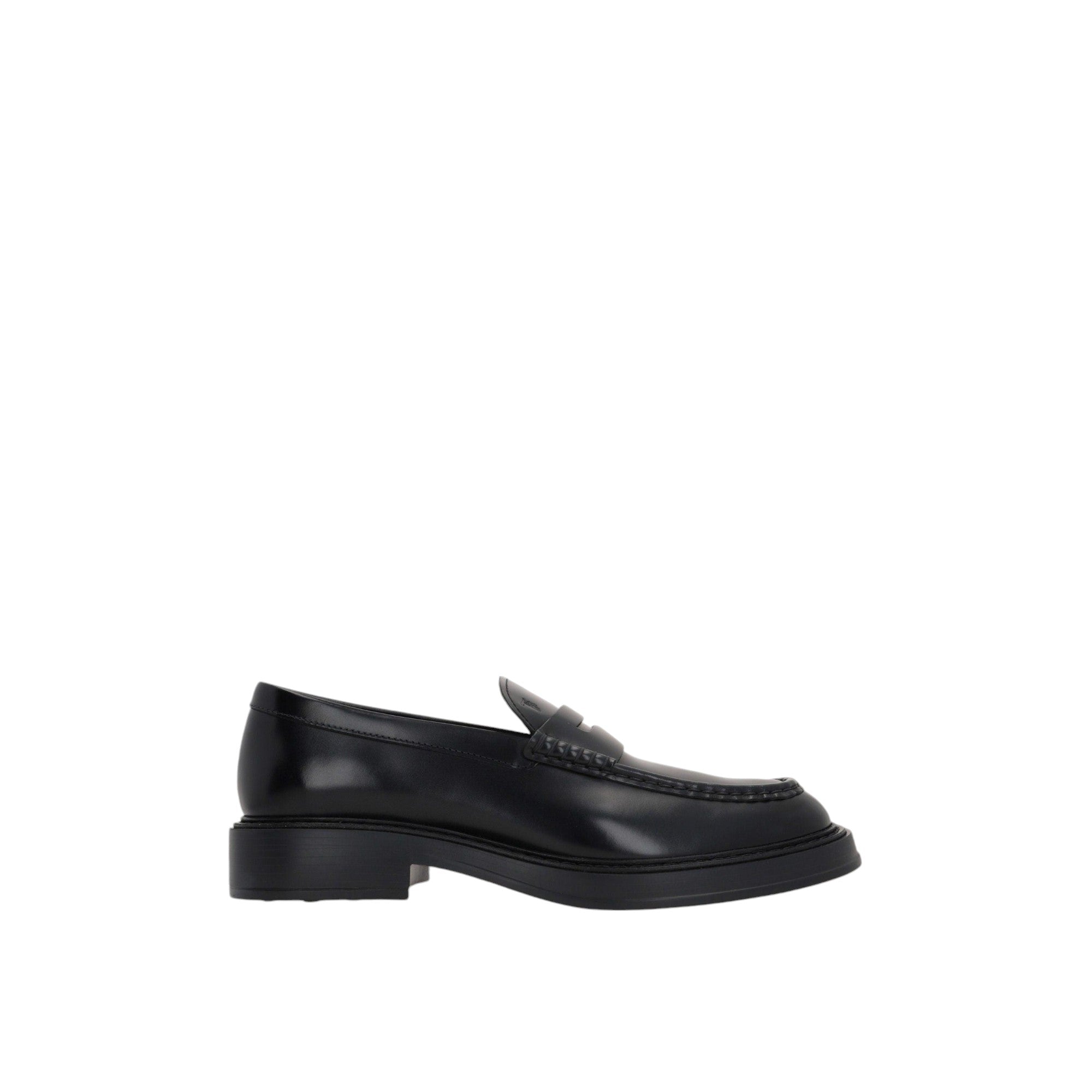 Brushed Leather Loafers-TOD'S-JOHN JULIA