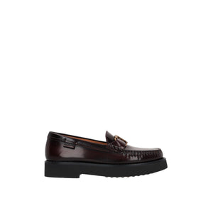 Brushed Leather Loafers-TOD'S-JOHN JULIA