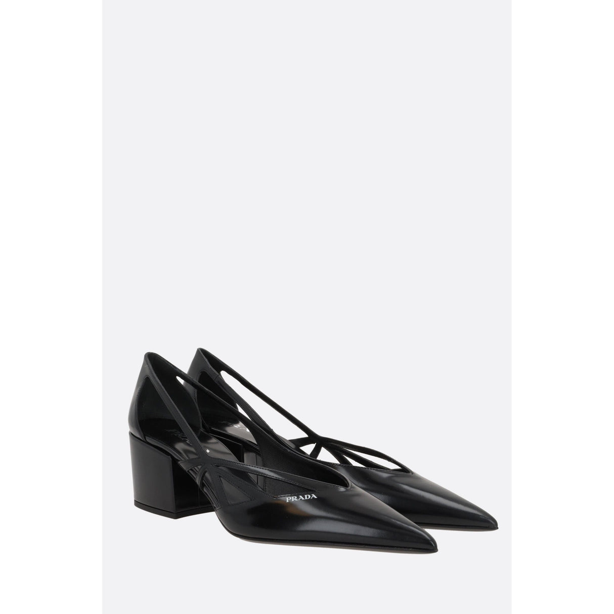 Brushed Leather Pumps-PRADA-JOHN JULIA