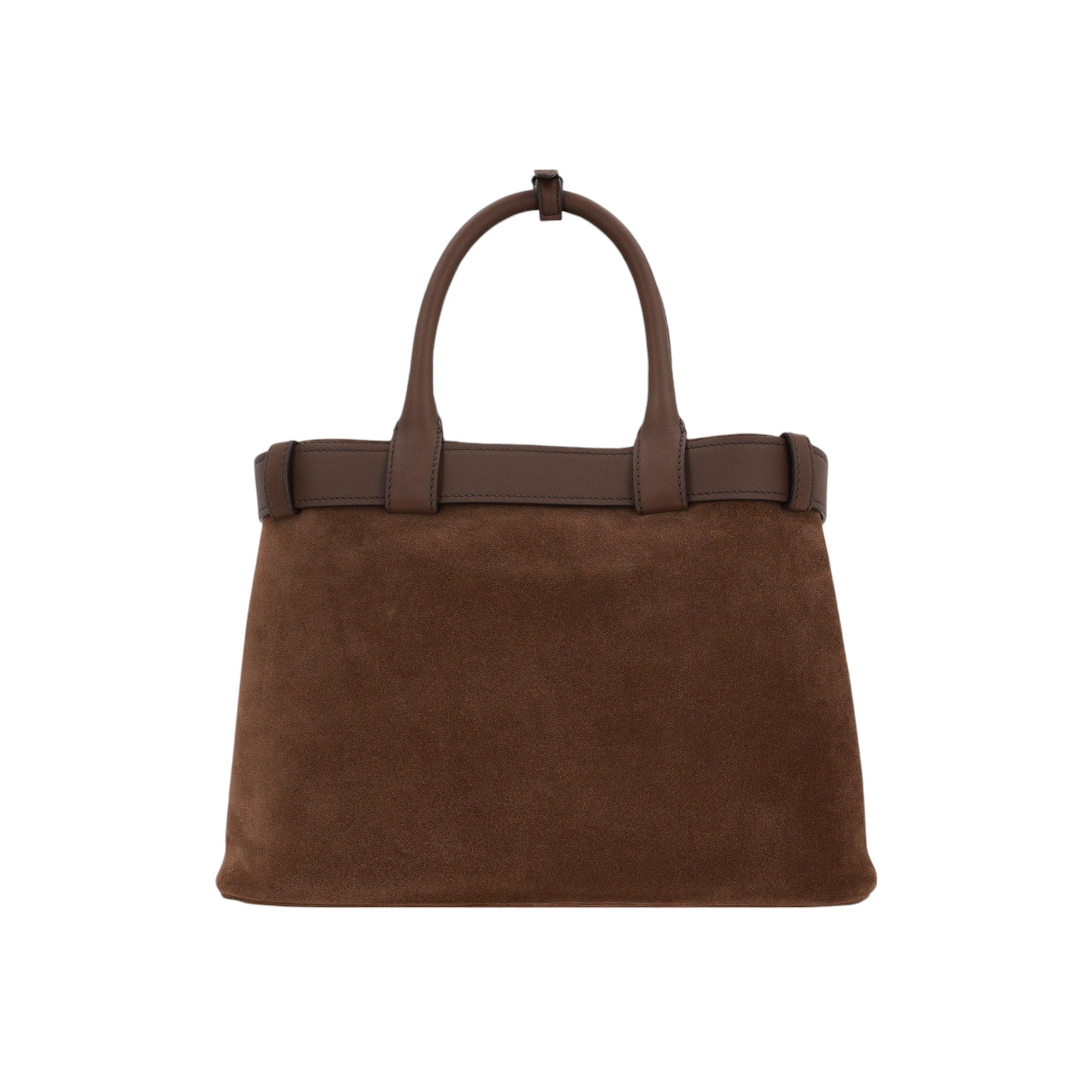 Buckle Medium Suede Bag-PRADA-JOHN JULIA