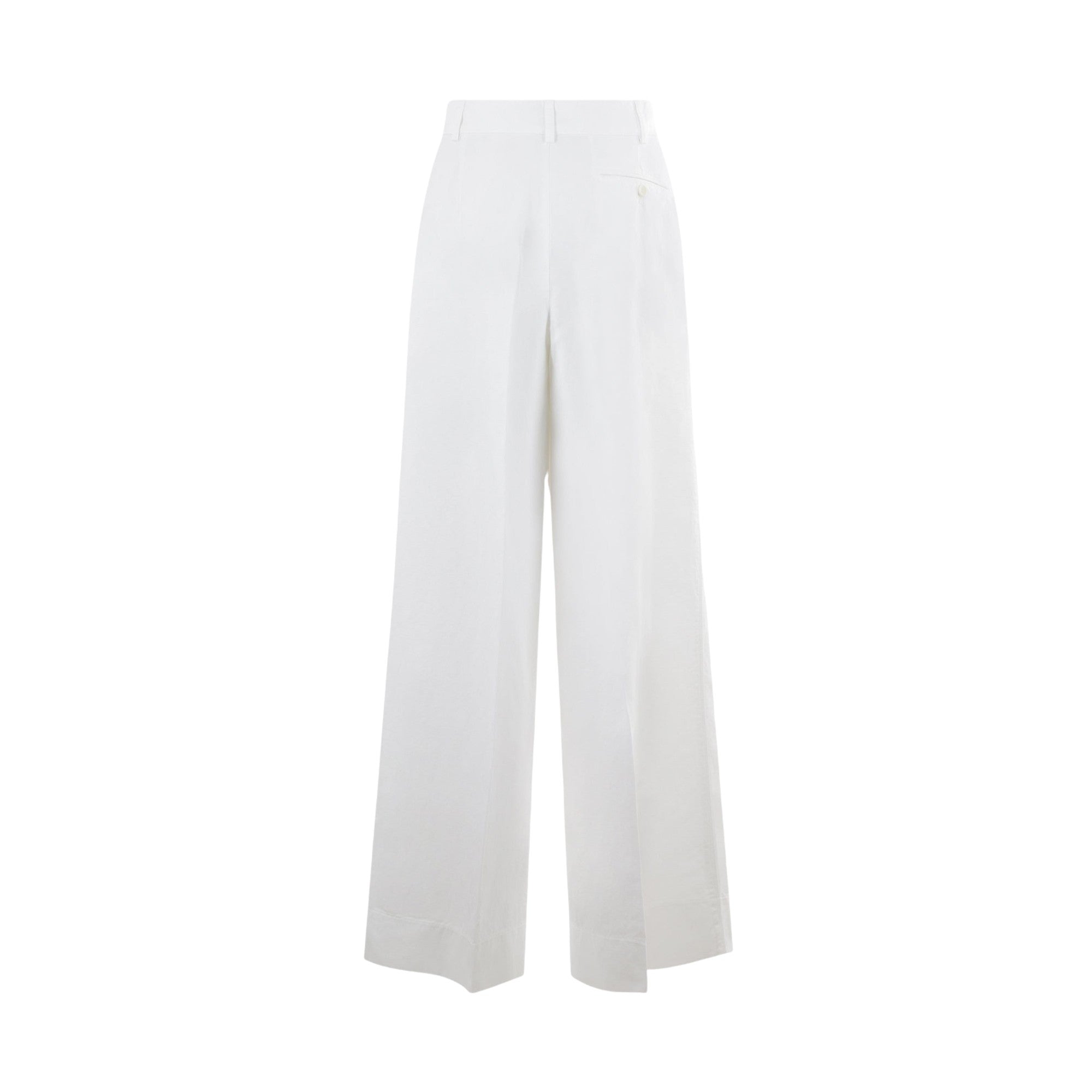 Bull Denim Wide-leg Pants-ASPESI-JOHN JULIA