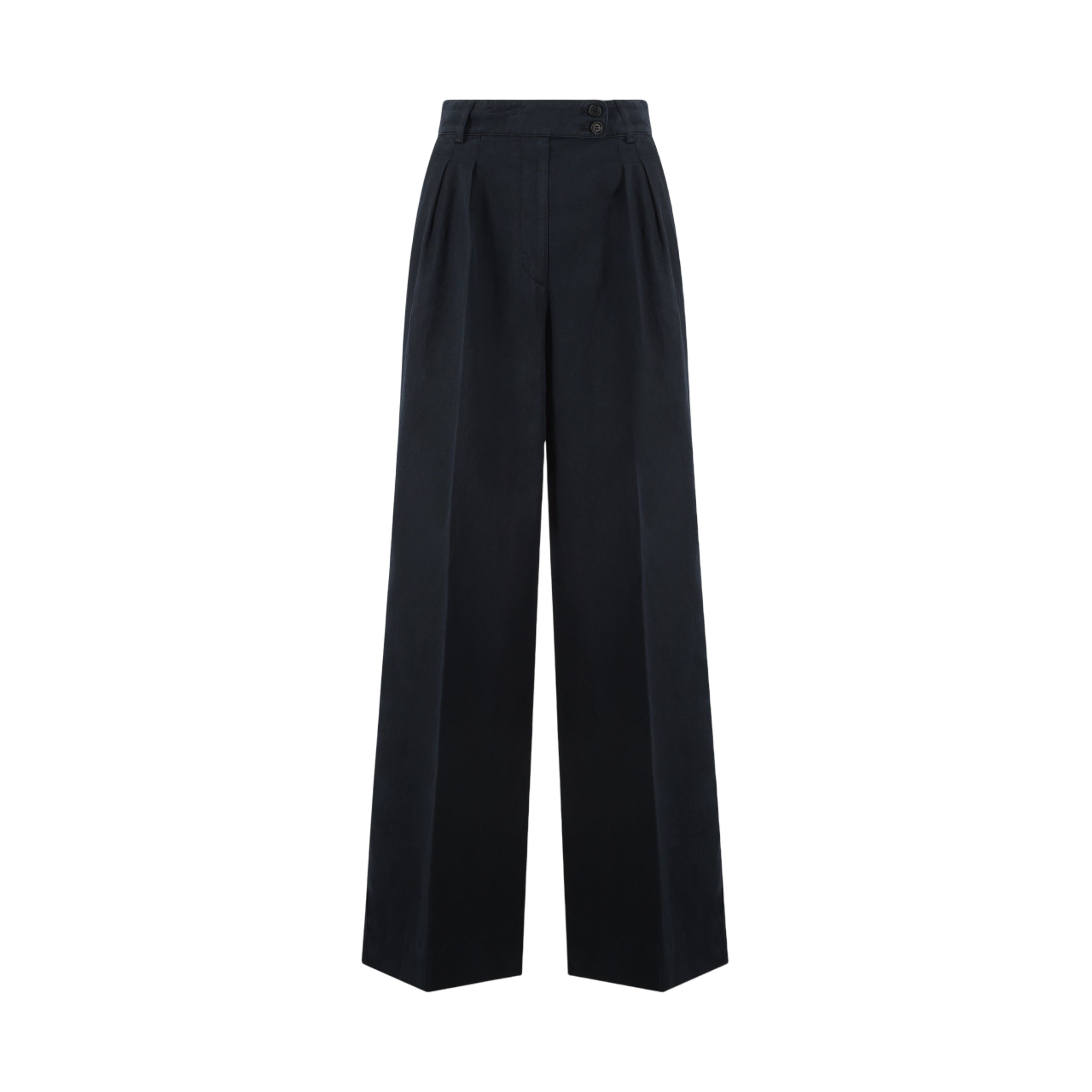 Bull Denim Wide-leg Pants-ASPESI-JOHN JULIA