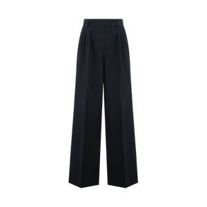 Bull Denim Wide-leg Pants-ASPESI-JOHN JULIA