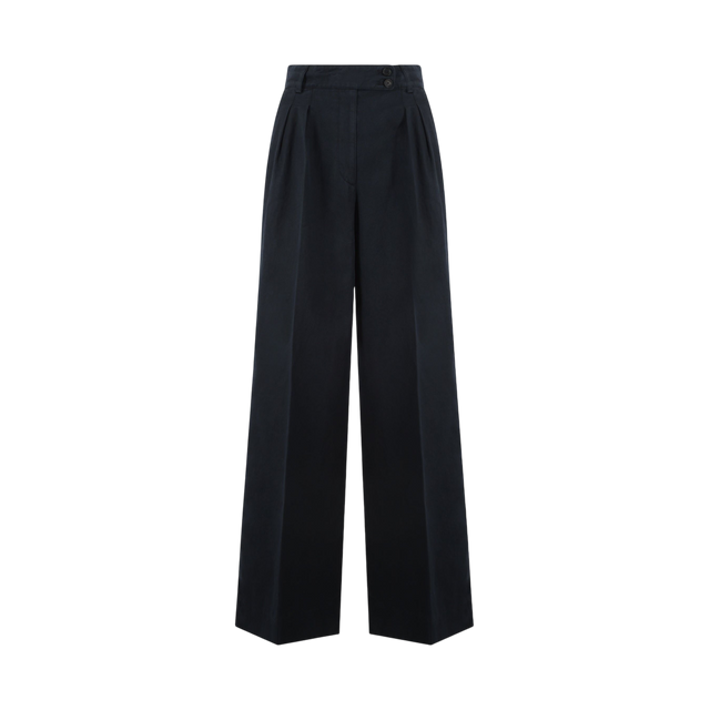 Bull Denim Wide-leg Pants-ASPESI-JOHN JULIA