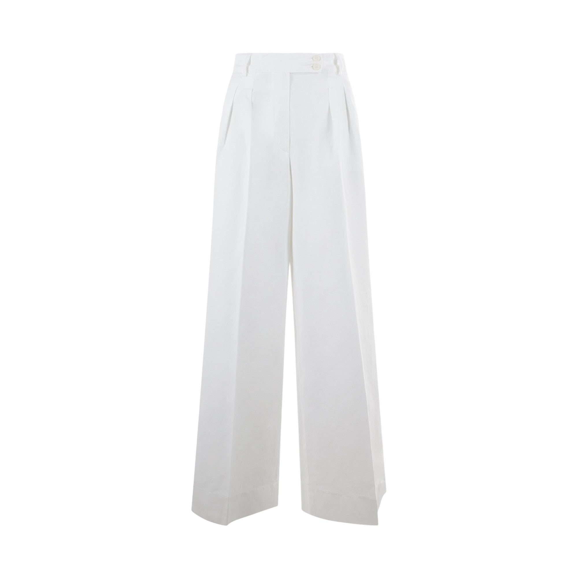 Bull Denim Wide-leg Pants-ASPESI-JOHN JULIA