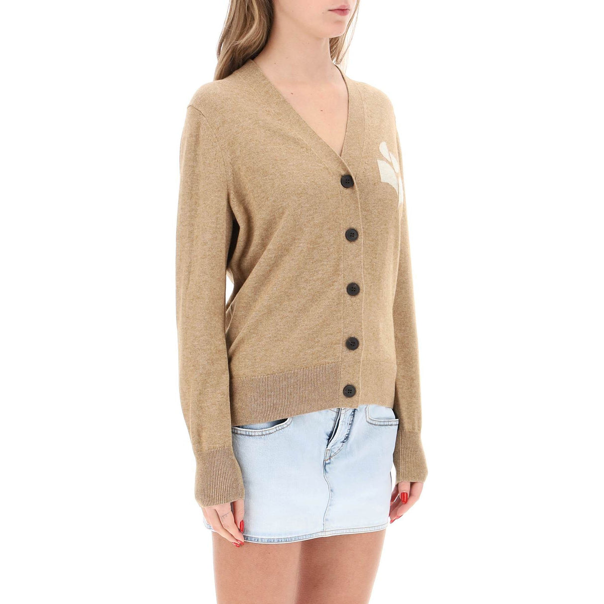 Intarsia Karin Cardigan