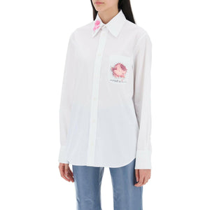 Floral Patch Organic Cotton Shirt MARNI JOHN JULIA.