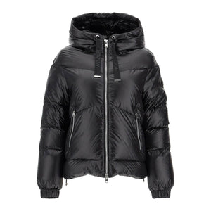 Satin Nylon Quilted Down Jacket