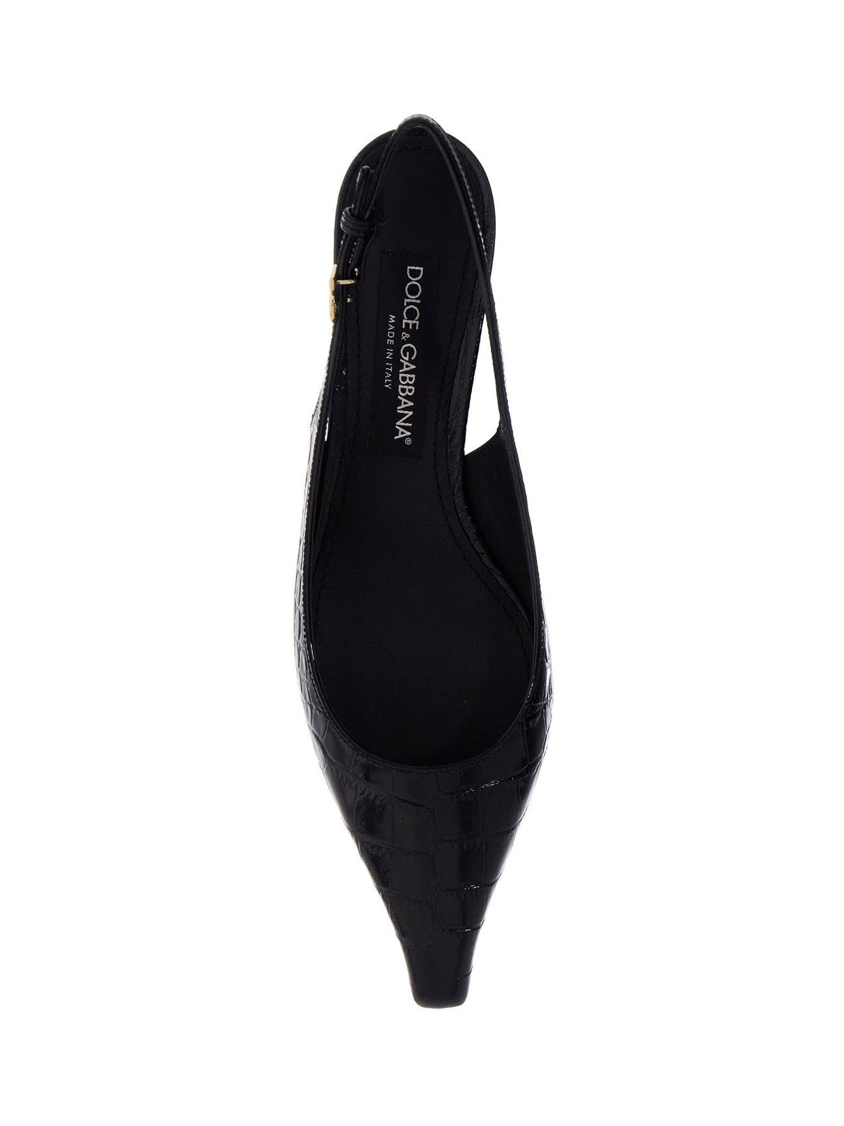 Cocco Print Leather Slingback Pumps-Dolce & Gabbana-JOHN JULIA