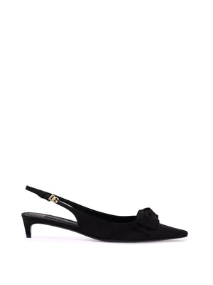 Pointed Toe Slingback Pumps-Dolce & Gabbana-JOHN JULIA