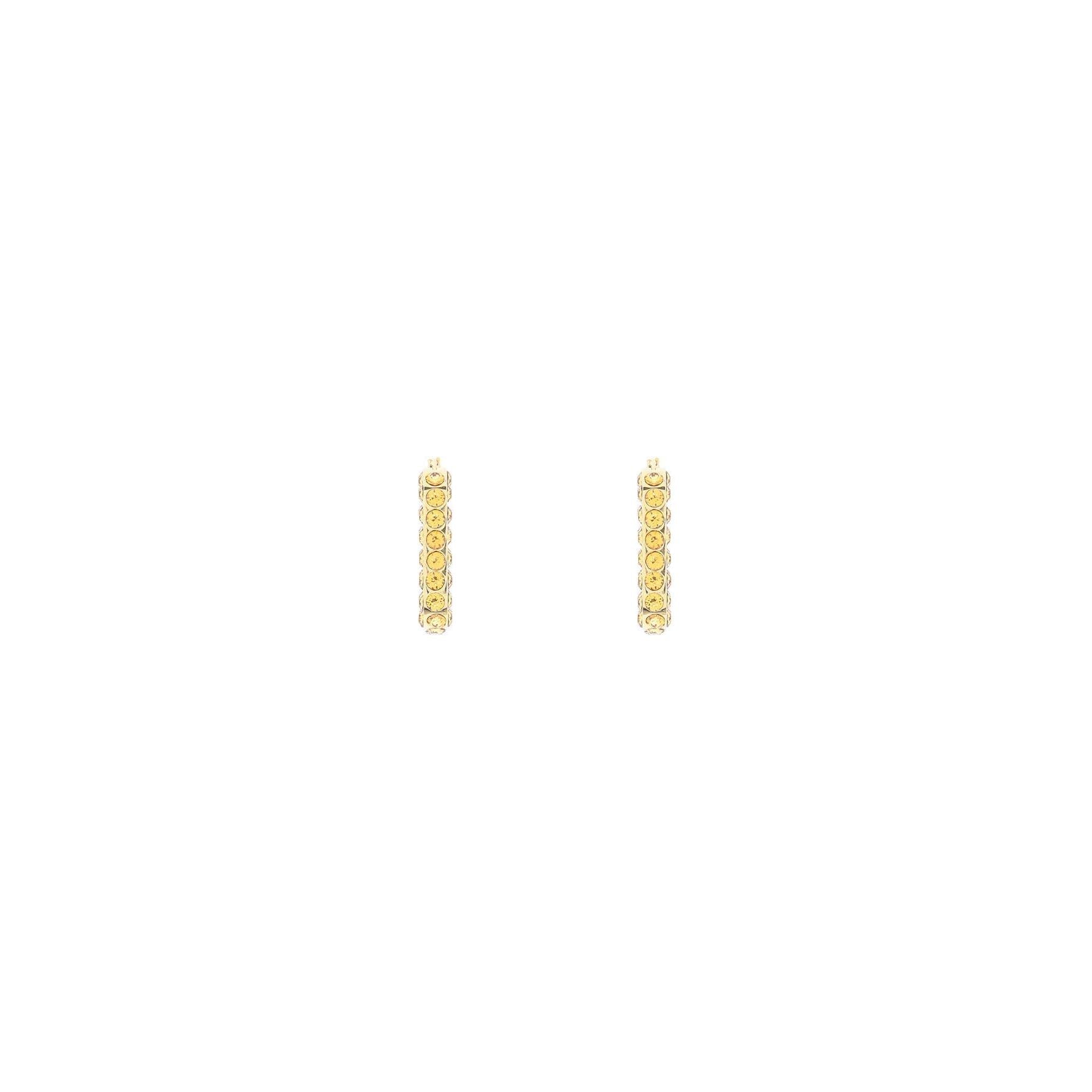 Gold-Tone Charlotte Crystals Hoop Earrings