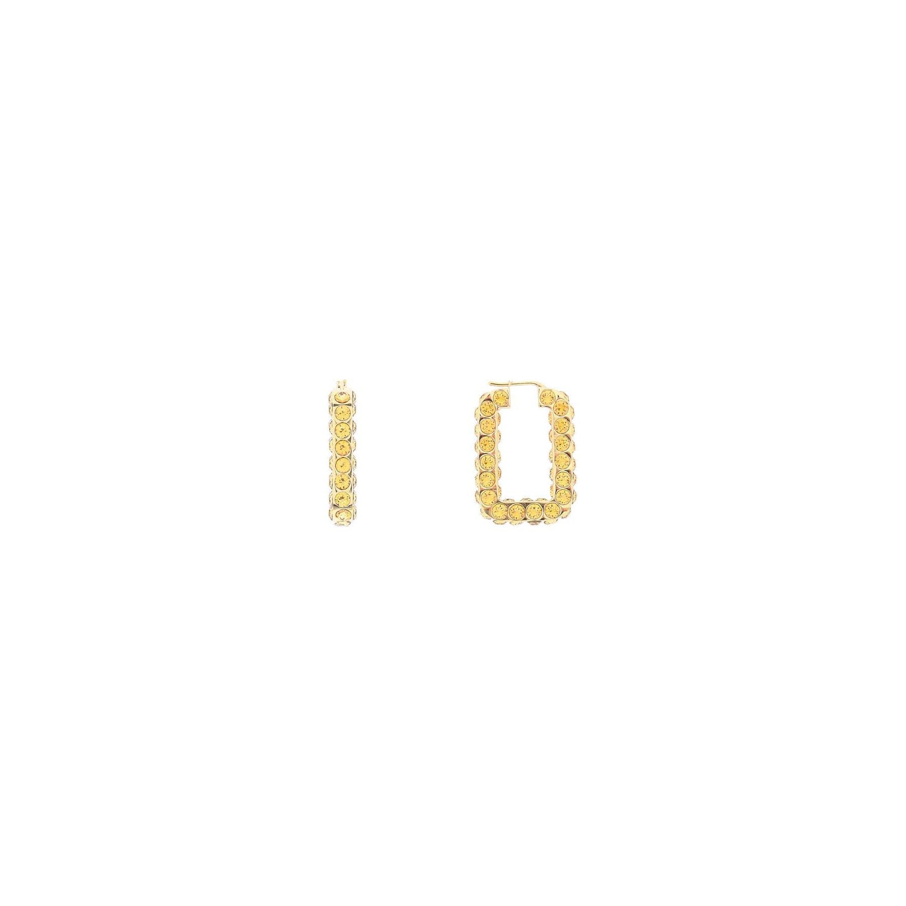 Gold-Tone Charlotte Crystals Hoop Earrings