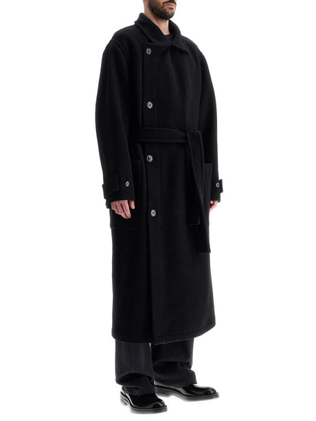 Unisex Double Wool Coat In