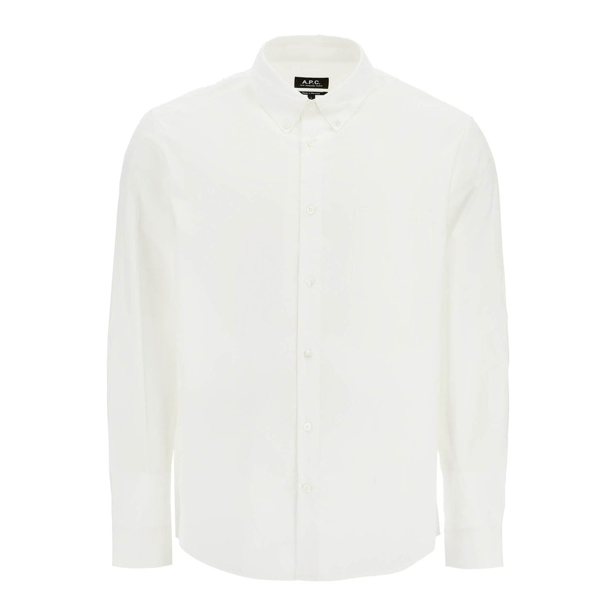 Cotton Poplin Edouard Button-Down Shirt