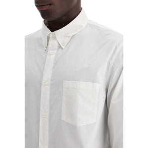 Cotton Poplin Edouard Button-Down Shirt