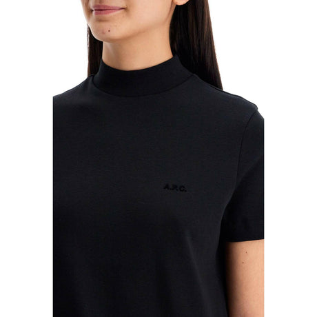 Organic Cotton High-Neck Caroll T-Shirt.