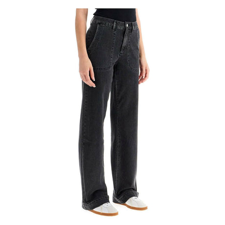 A.P.C.-Stonewashed Flare Seaside Jeans-JOHN JULIA