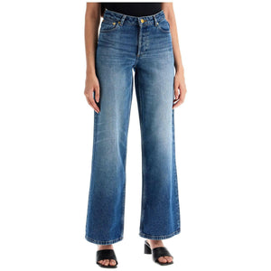 Organic Cotton Elisabeth Wide-Leg Jeans.