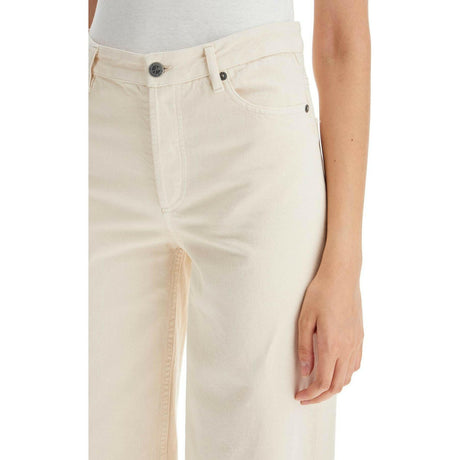 Organic Cotton Elisabeth Wide-Leg Jeans.