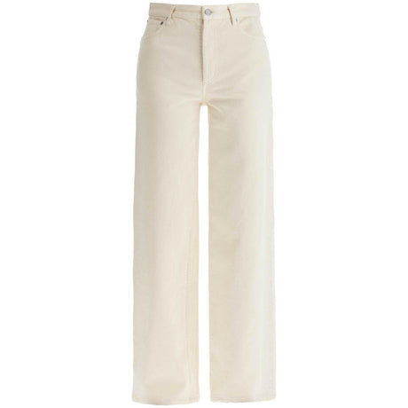 Organic Cotton Elisabeth Wide-Leg Jeans.