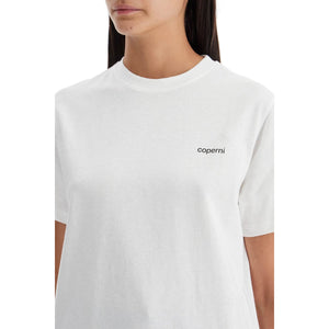 Cotton Jersey Boxy Crewneck T-Shirt