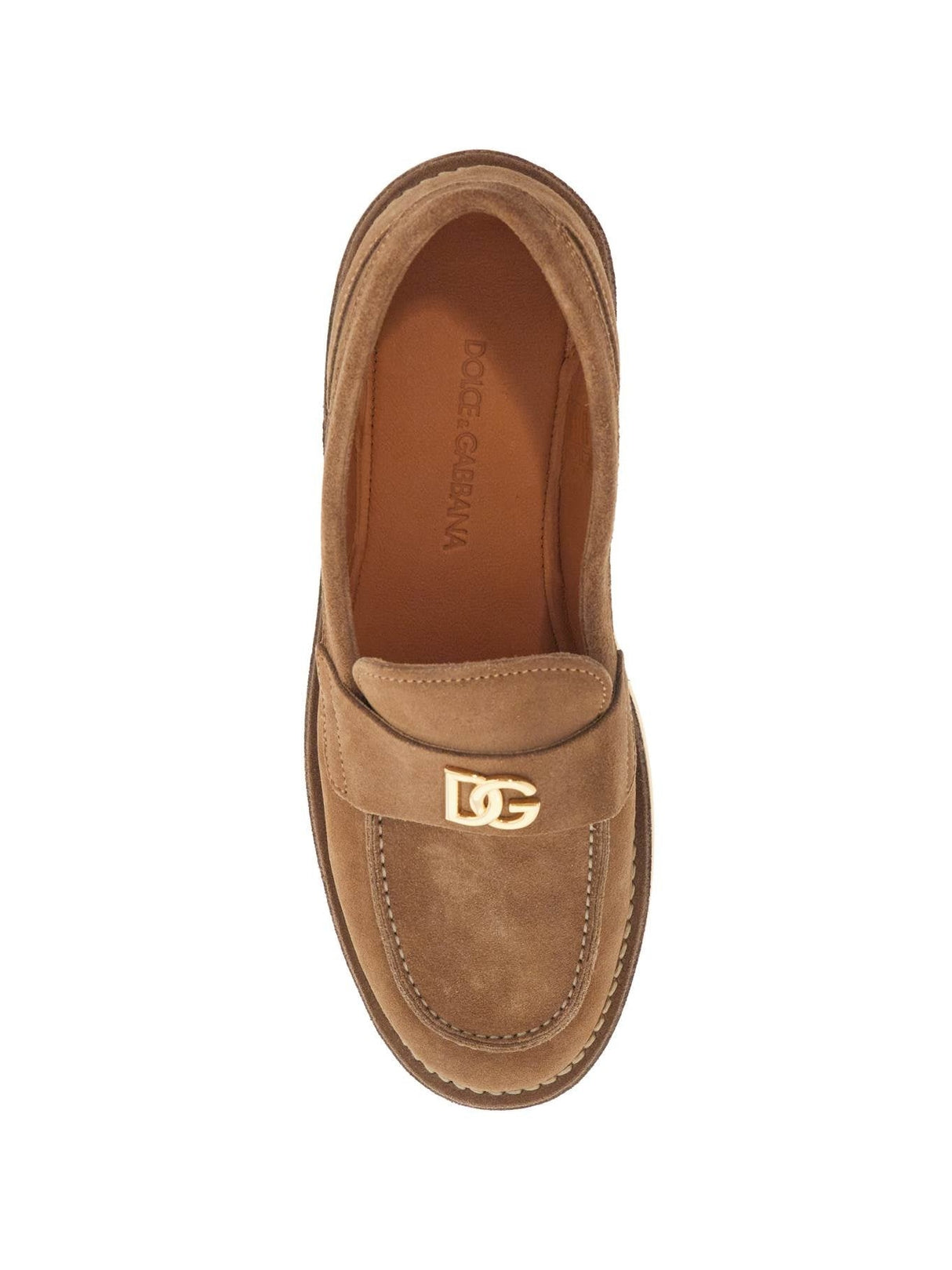 Moccasin Suede Loafers-Dolce & Gabbana-JOHN JULIA