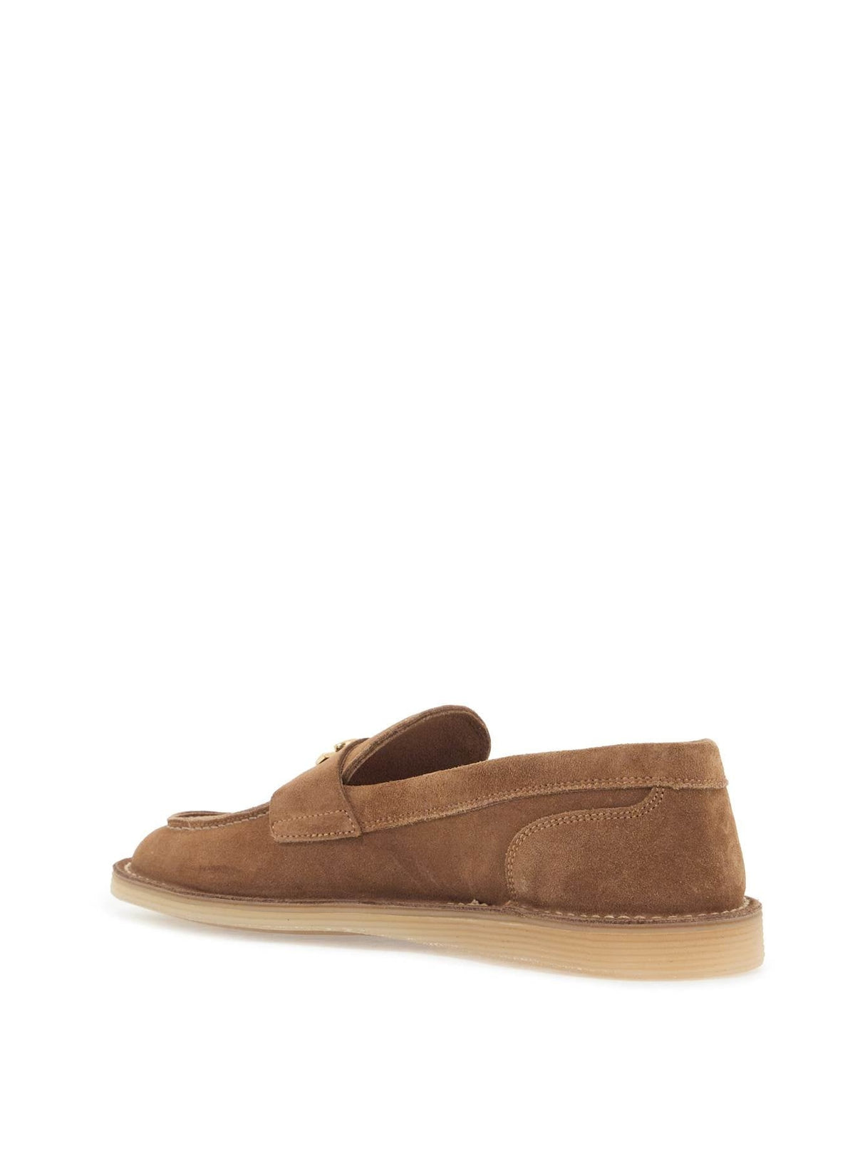 Moccasin Suede Loafers-Dolce & Gabbana-JOHN JULIA