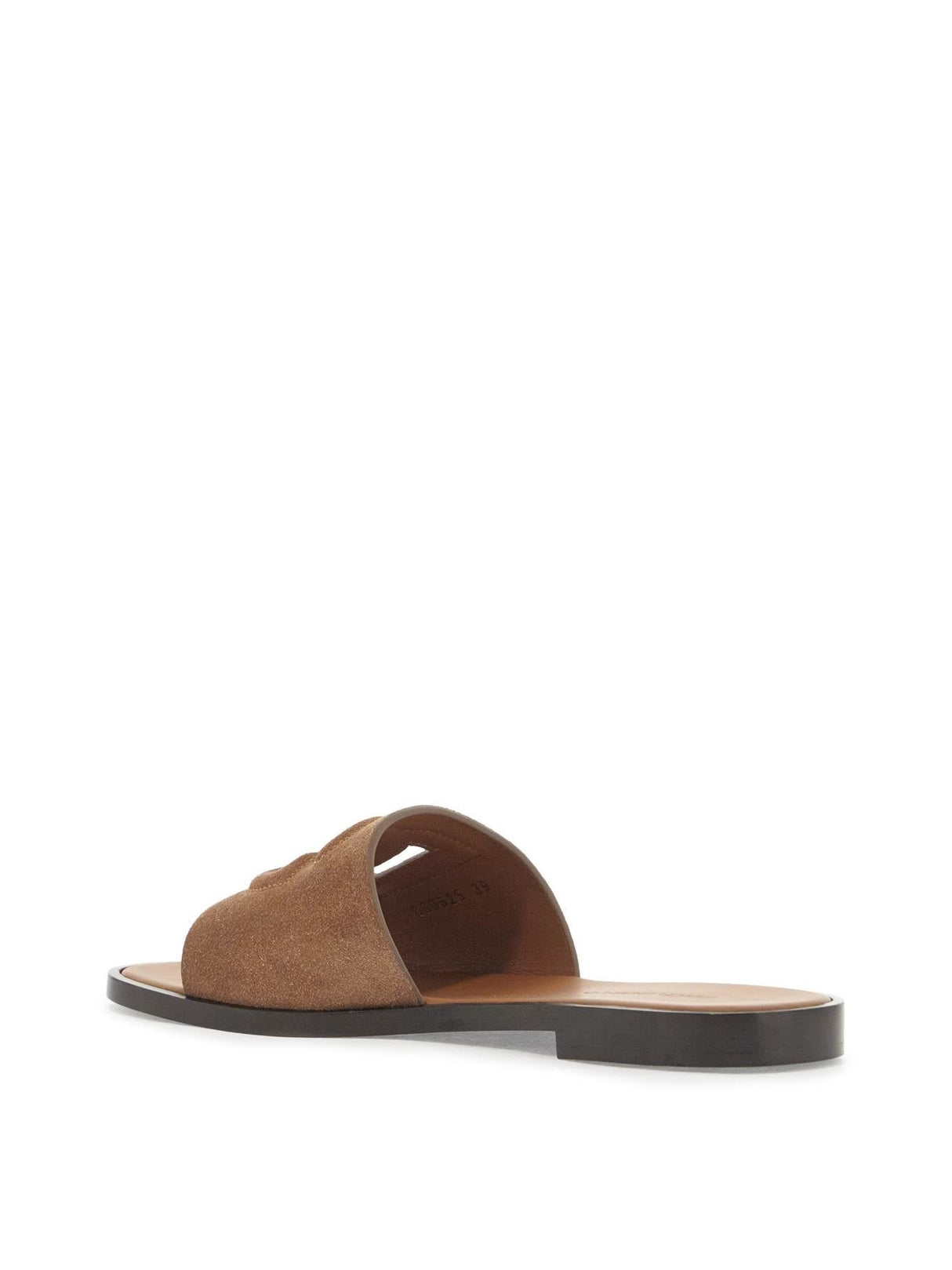 Logo Suede Slides-Dolce & Gabbana-JOHN JULIA