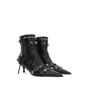 Cagole Ankle Boots in Arena Leather-BALENCIAGA-JOHN JULIA