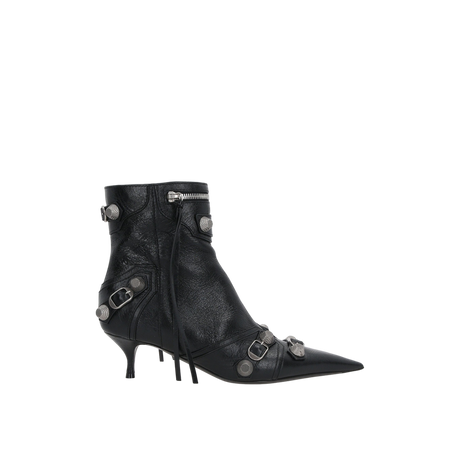 Cagole Ankle Boots in Arena Leather-BALENCIAGA-JOHN JULIA