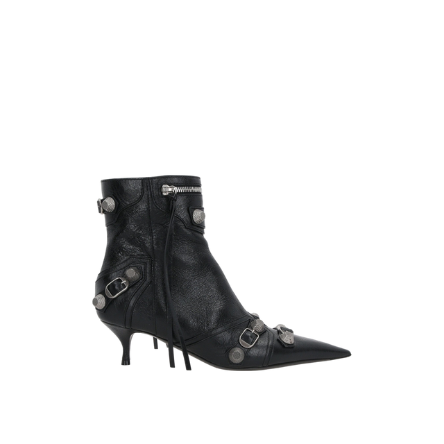 Cagole Ankle Boots in Arena Leather-BALENCIAGA-JOHN JULIA