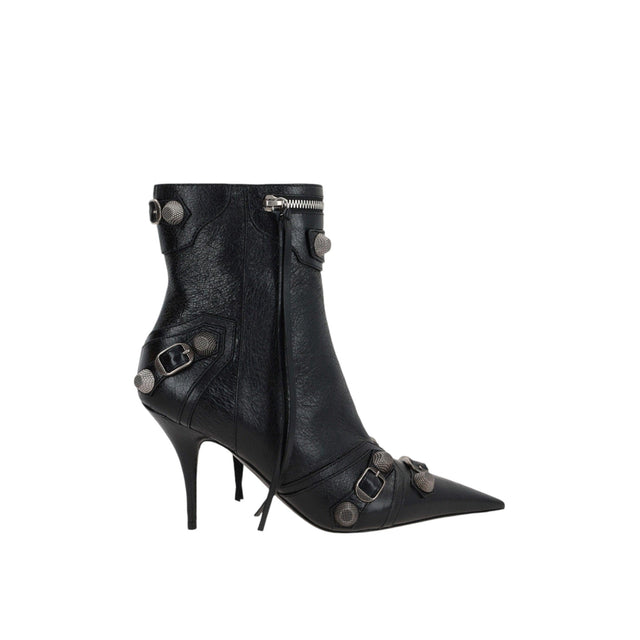 Cagole Leather Ankle Boots-BALENCIAGA-JOHN JULIA