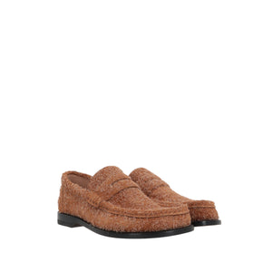 Campo Brushed Suede Loafers-LOEWE-JOHN JULIA