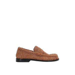 Campo Brushed Suede Loafers-LOEWE-JOHN JULIA