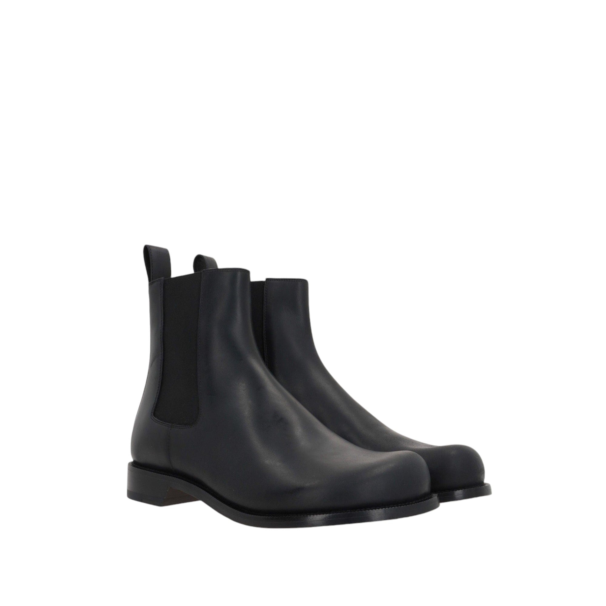 Campo Smooth Leather Chelsea Boots-LOEWE-JOHN JULIA