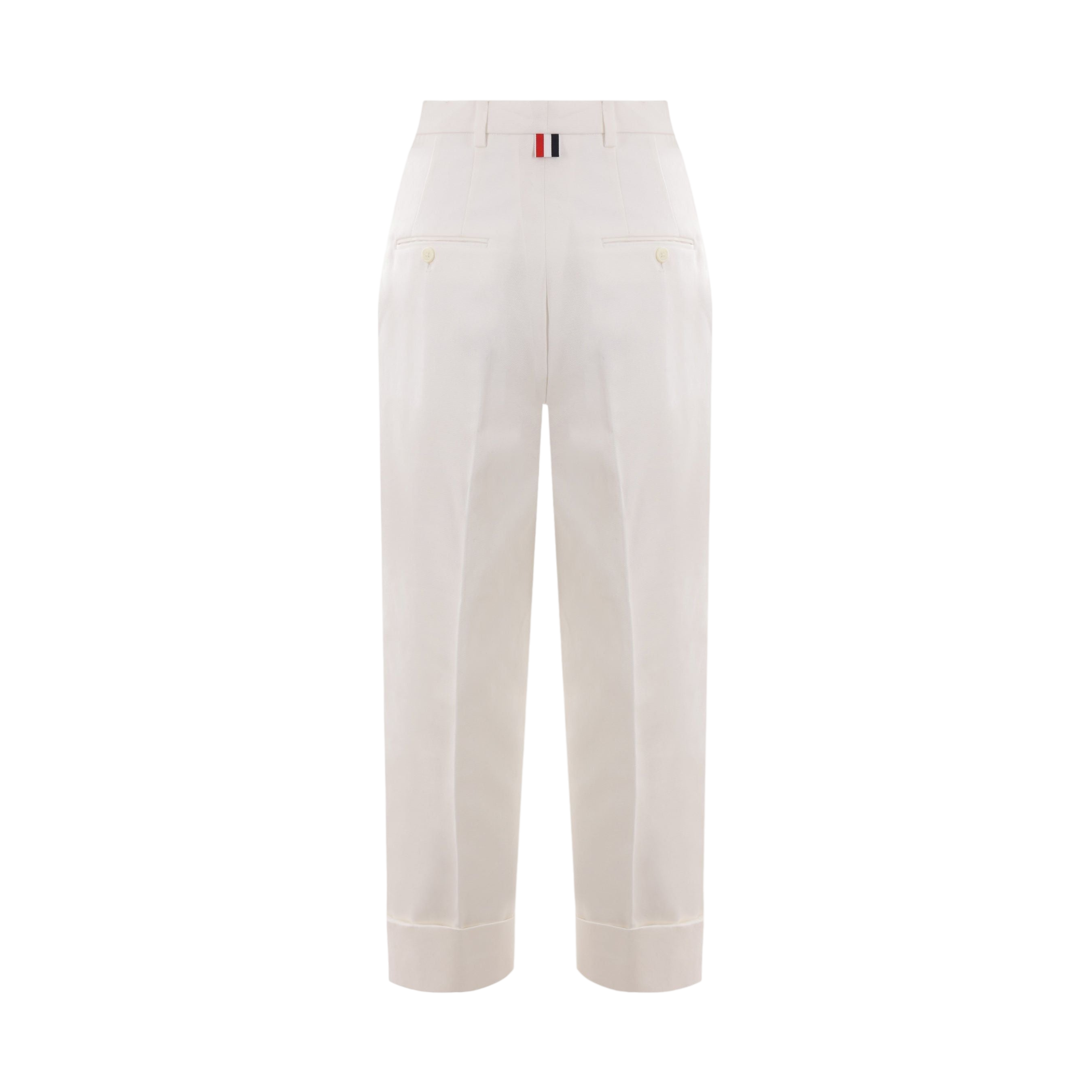 Canvas Pants-THOM BROWNE-JOHN JULIA