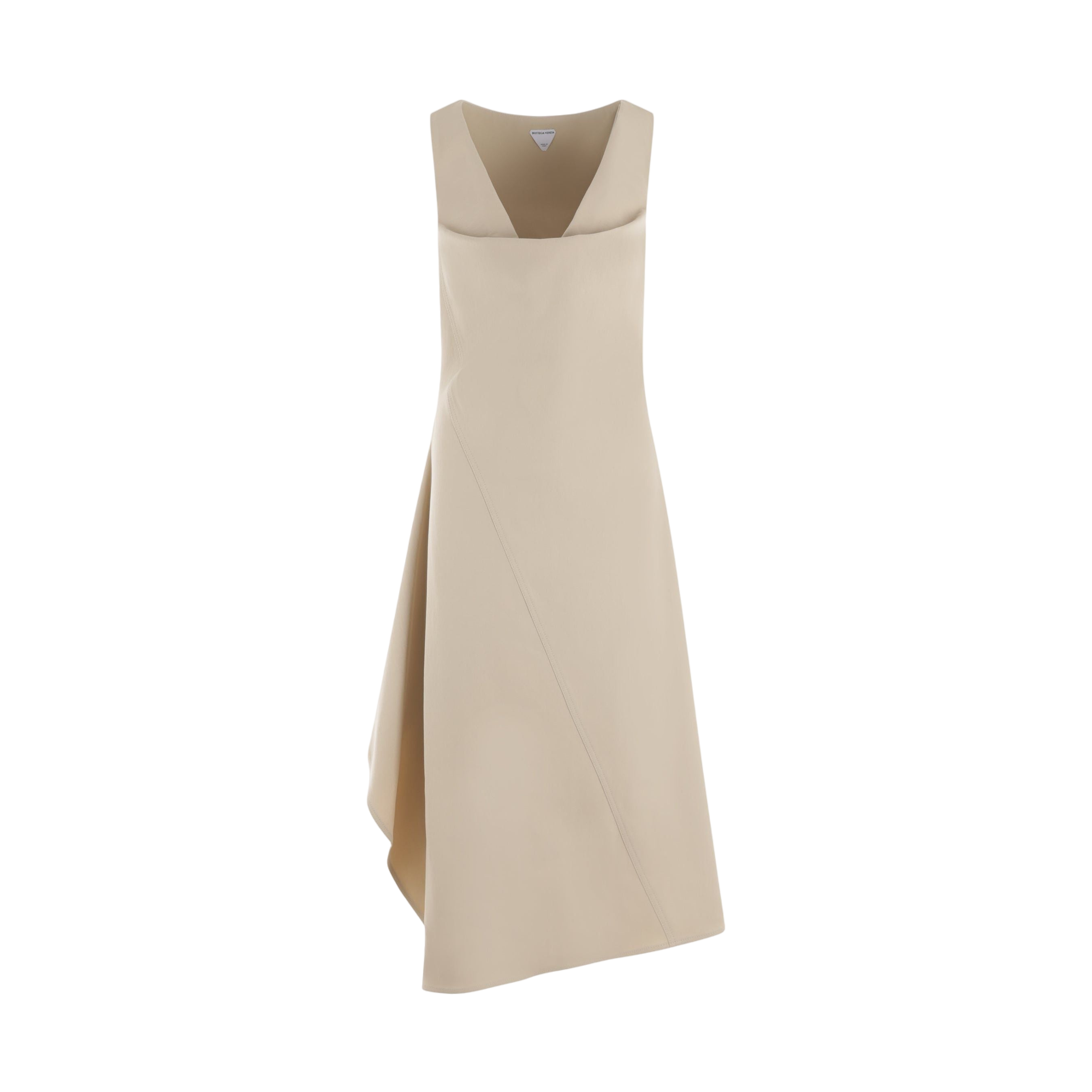 Canvas Sleeveless Dress-BOTTEGA VENETA-JOHN JULIA