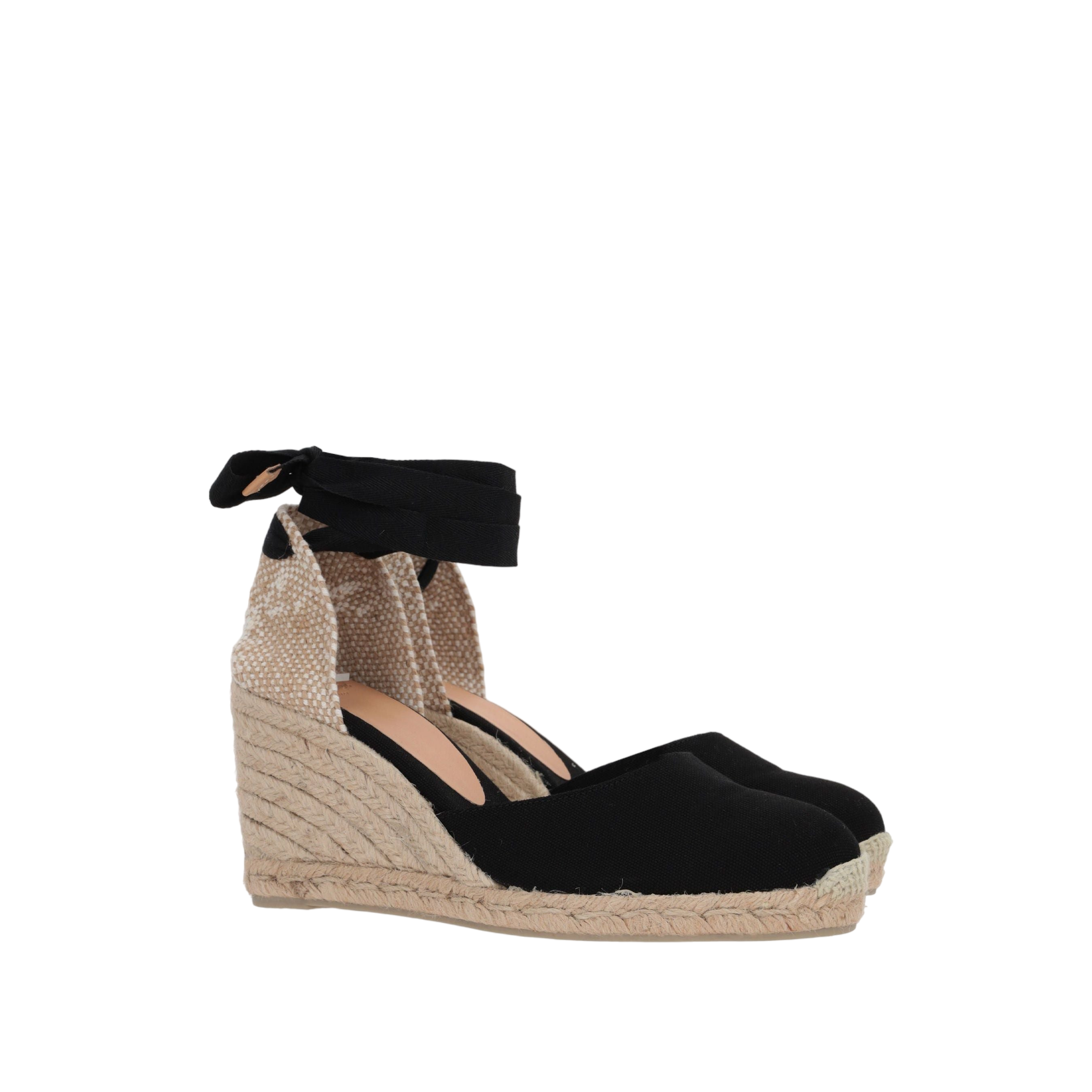 Carina Canvas and Jute Wedge Espadrilles-CASTANER-JOHN JULIA