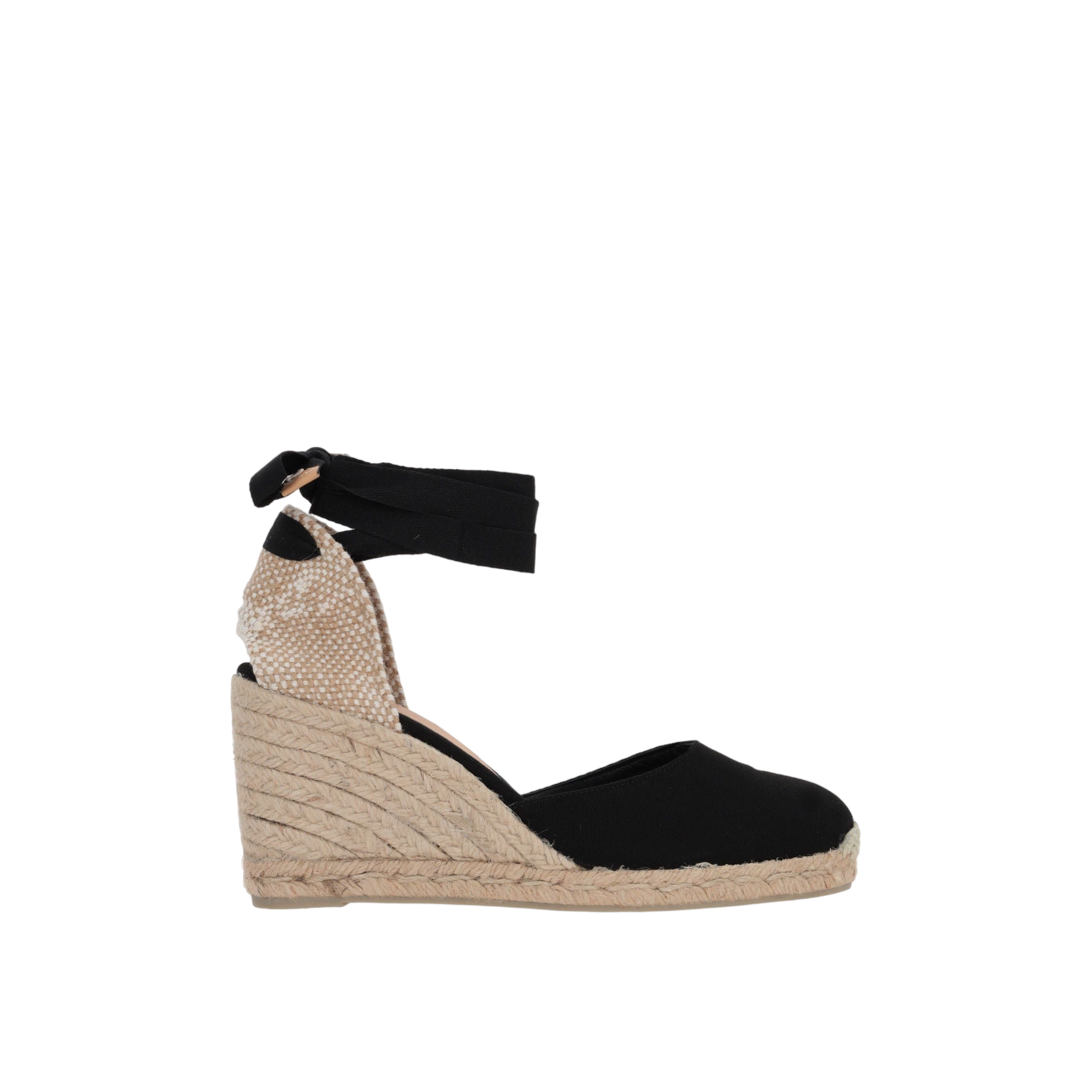 Carina Canvas and Jute Wedge Espadrilles-CASTANER-JOHN JULIA